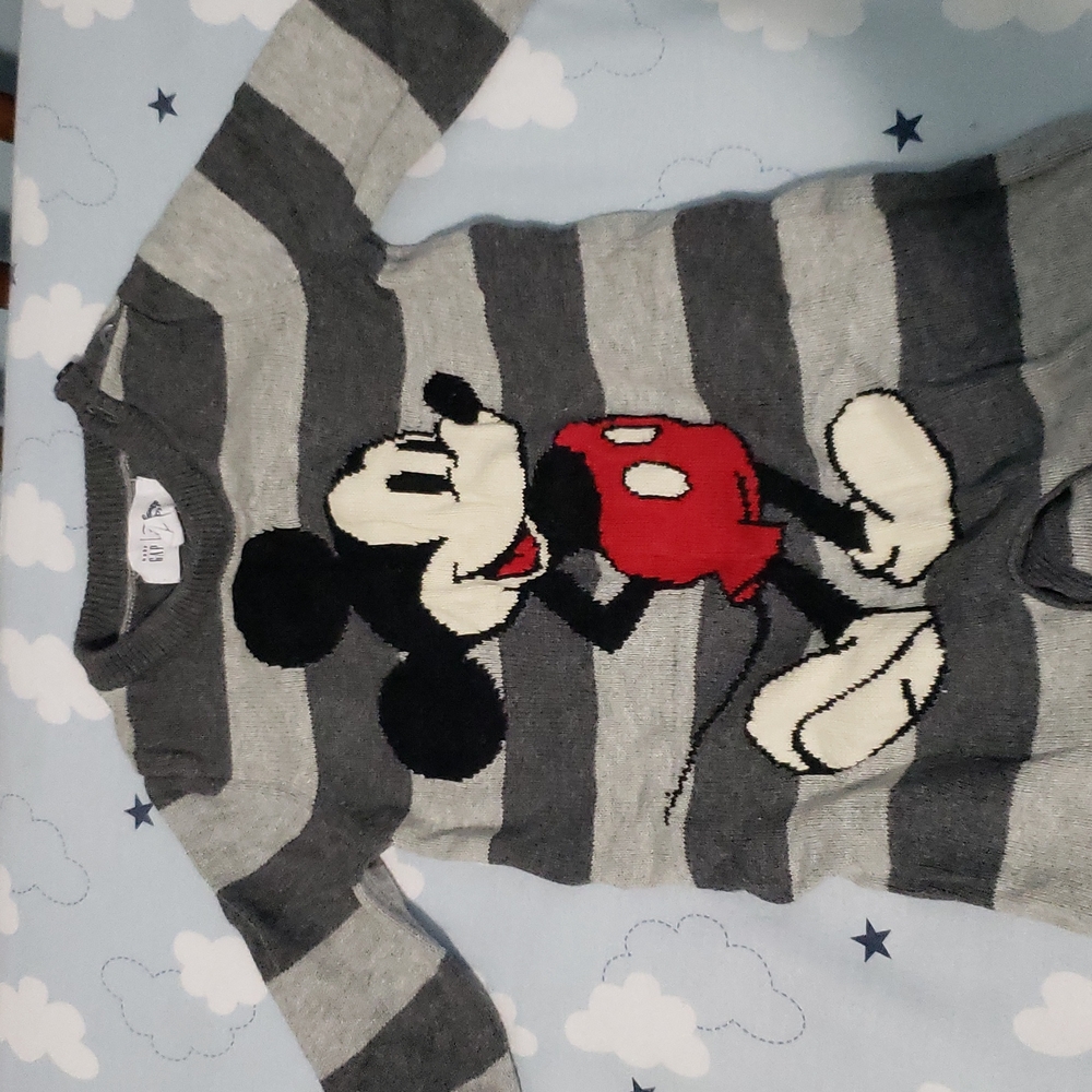 Baby Gap 12-18m One Piece Mickey Mouse Sweater
